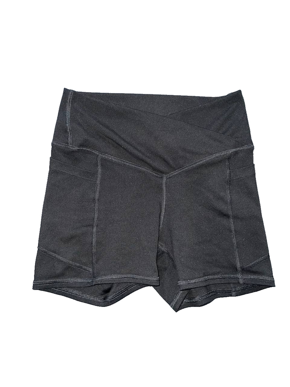Hollister Gilly Hicks Go Active babydoll Y2K Recharge Black Shorts Sz XS A011020